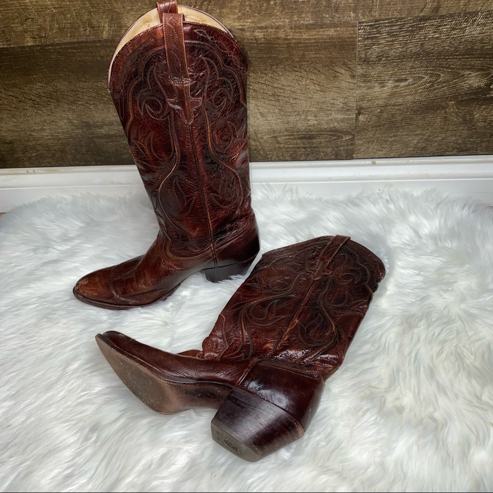 Dan Post Cowboy Boots Womens Size 6.5 C